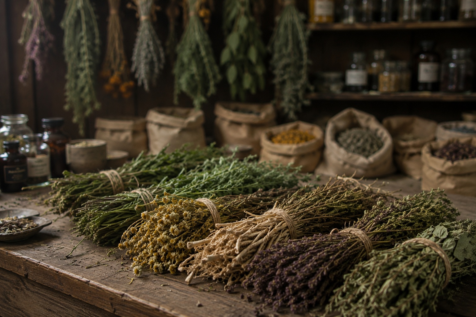 Fresh Himalayan botanicals